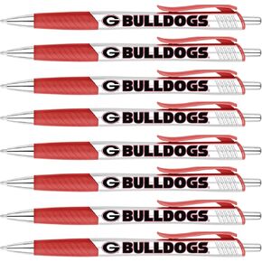 تحية القلم Georgia Silver Barrel Grip Pen 8 Pack (2804)