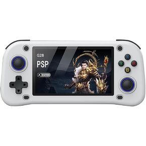 4.3 inch Handheld Arcade Game Console Built-in 30000+ HD Classic Games, IPS Screen, 3D HDMI Video Output, 2100mah Rechargeable with 128G Memory - Black