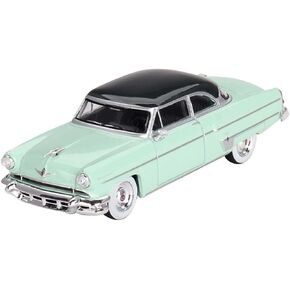 Diecast Model Car متوافقة مع 1954 Lincoln Capri Mint Green and Black 1:64 Scale Classic Diecast Model Car بواسطة MNI GT MGT00623