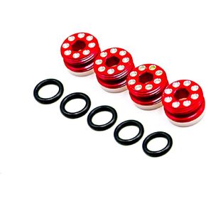 Alloy Front Hub Nut with O-Rings ARA320467 for Arrma 1/7 Felony Infraction Limitless Mojave 6s 1/8 Kraton Outcast Notorious Typhon Talion 6s blx Upgrade Parts