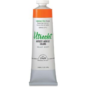 Utrecht Artists' Acrylic Colors - Cadmium-Free Orange