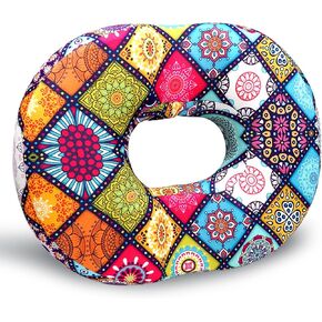 Mandala Donut Pillow for Hemorrhoids Seat Cushion for Tailbone Pain Relief - Mandala Home Office Chair Cushion for Long Sitting Work - Memory Foam Car Seat Cushions for Driving Butt Pain Pressure in Saudi Arabia