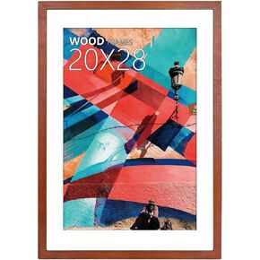 إطار ملصق A1، إطارات صور بيضاء من الخشب الصلب الطبيعي مقاس 23.4 × 33.1 بوصة مع زجاج شبكي مصقول، سهلة التعليق، عرض الصورة A1 بدون حصيرة أو A2 مع حصيرة للتركيب على الحائط أفقيًا وعموديًا in Kuwait