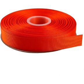 1" Inch Grosgrain Ribbon 50 Yards-Roll Set for Gift Wrapping Scrap Books Party Favor Hair Braids Hair Bow Baby Shower Decoration Floral Arrangement Craft Supplies, Vanilla Ribbon