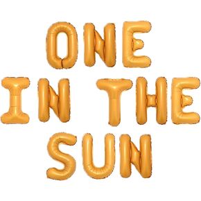 One In The Sun Balloons,First Trip Around The Sun Party Decorations,1st Trip Around The Sun Birthday Banner,Boho Sun Birthday Party Decor