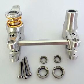 مجموعة توجيه الألومنيوم الفضة لـ Traxxas 1/10 Maxx 8946