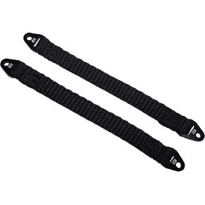110mm Suspension Damper Travel Limit Straps for Traxxas EREVO 2.0 E-REVO REVO 3.3 Summit Slayer for Axial AX10 SCX10 EXO Wraith Yeti RC Crawler - Black 2pcs