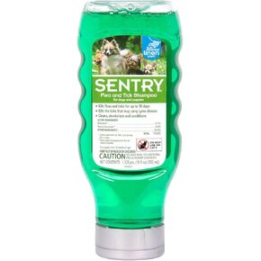 SENTRY Oatmeal Flea and Tick Shampoo for Dogs, Rid Your Dog of Fleas, Ticks, and Other Pests, Hawaiian Ginger Scent, 18 oz