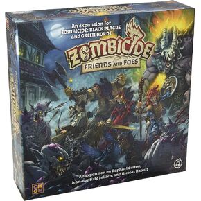 Zombicide Green Horde Friends and Foes Board Game التوسع - الناجين والتحديات الجديدة! لعبة الاستراتيجية التعاونية مع المنمنمات على الطاولة ، تتراوح أعمارهم بين 14+ ، 1-6 لاعبين ، وقت اللعب لمدة ساعة واحدة ، مصنوعة من CMAN