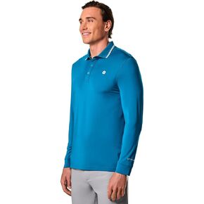 Coolibar UPF 50+ Men's Erodym Long Sleeve Golf Polo - Sun Protective