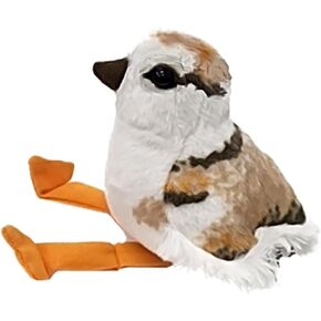 Wild Republic Audubon Birds Piping Plover Chick, Stuffed Animal, 7 Inches, Plush Toy, Fill is Spun Recycled Water Bottles