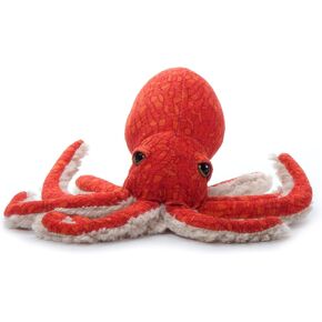 Petting Zoo Pacific Red Octopus plushie plushie ، هدايا للأطفال ، وحيوانات Sealife البرية ، وأخطبوط الفخمة 8 بوصات
