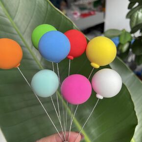 Airads (متنوعة 8) بالونات Dollhouse Miniature Love You Balloons Cake Bakery Decoration Dollhouse Decorations 1 "H