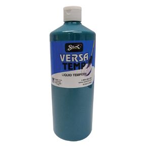 Sax - 2682 Versatemp Heavy-Bodied Tempera Paint, Turquoise, 1 Quart