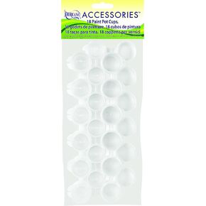 DecoArt DecoArt Empty Paint Pots 18/Pkg-1/8 Ounce