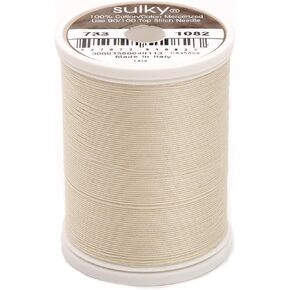 خيط القطن Sulky of America 400D 30WT ، 500 YD ، ECRU