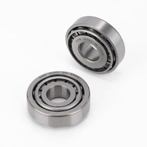 XIKE 2 Pcs 30302 Tapered Roller Bearings 15x42x14.25mm Cone and Cup Set.