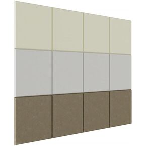 لوحة كبيرة من Cork - 48 × 36 بوصة ، 12 بلاط اللوح المحسّن مع لوحات الفلين اللاصقة القابلة للإزالة لجدران لوحة Cork للوحة نشرة دبوس المكتب (30 × 30 ، سلسلة زرقاء)