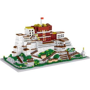 Huge Swan Stone Castle Micro Mini Blocks – 10000pcs Challenging Building Set, High-Difficulty 3D Puzzle, Ultimate Achievement, Cool Decorative Piece, Perfect Time-Killer
