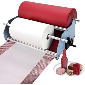 Honeycomb Packing Paper Roll Dispenser for Packaging, Improve Packing Efficiency, Kraft Wrapping Paper Holder Manual Cutter Machine for Small Business, Dispenser Machine Only