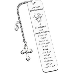 Easter Basket Stuffers for Girls Bookmark, Confirmation Gifts for Teen Girls Catholic Confirmation Sponsor Fathers Day Basket Stuffers Baptism 1st Communion Religious Bible Verse Gifts