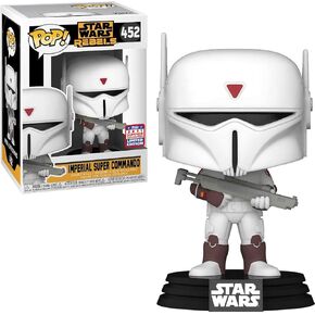 فونكو بوب! Star Wars Imperial Super Commando Bobblehead 2021 Funkon شارك الصيف الحصري 452