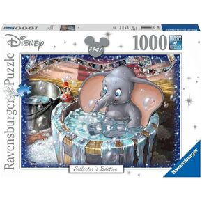 Ravensburger 19676 Disney Dumbo Collector's Edition Puzzle | 1000 Unique Pieces | Softclick Technology Ideal for Adults and Kids | FSC-Certified in Kuwait