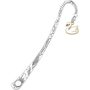 Myospark Swan Bookmark Swan Swan Jewelry Swan Lover Gift Gift Bird Lover Gift Gownmbling Giply Literary Reader Gift (Swan Bookmark)
