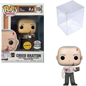 Funko The Office Bloody Creed Chase Specialty Series Exclusive Figure Bundled with Pop Protector