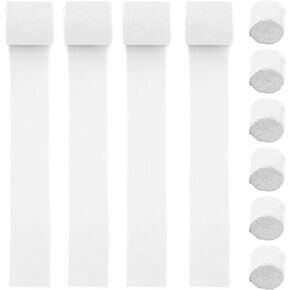 شرائط بياض قطن دوهيا 1-1/2INCH x 5.46 ياردة أشرطة هامش أشرطة مصنوعة يدويًا للهدية دعوات زفاف غلاف الزفاف ديكورات استحمام الطفل ST4 MMDD (بني)
