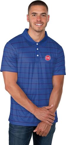 FOCO Men's NBA Team Logo Polo Short Sleeve Polyester Shirt in Saudi Arabia