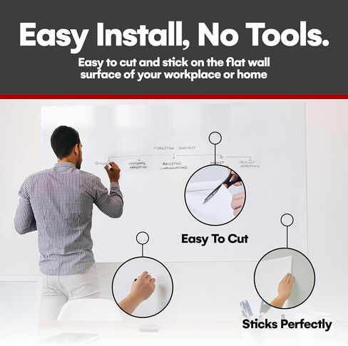 Signs Authority Memo Board Set - 24x18-Inch Dual Function White Board & Cork Board Set - Versatile Combination of Cork & Magnetic Board - Efficient Writing and Display at Home, Office, or Classroom in Saudi Arabia