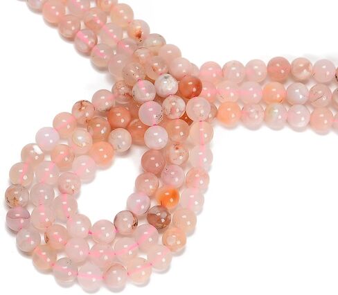 65Pcs 6mm Red Agate Natural Round Loose Real Stone Beads Gemstone Genuine for DIY Hand Made Craft Jewelry Bracelet Earring Necklace String Making Energy Healing Power in Saudi Arabia