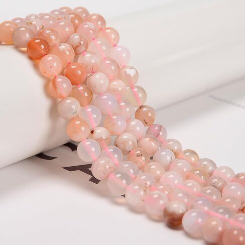 65Pcs 6mm Red Agate Natural Round Loose Real Stone Beads Gemstone Genuine for DIY Hand Made Craft Jewelry Bracelet Earring Necklace String Making Energy Healing Power in Saudi Arabia