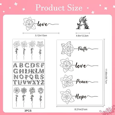 Rngmsi Water Soluble Embroidery Patterns - 3 Sheets Fantastic Dragon Stick and Stitch Embroidery Paper Designs, Mystic Wreath Theme Wash Away Transfer Paper Stabilizers for Hand Sewing Lovers in Saudi Arabia