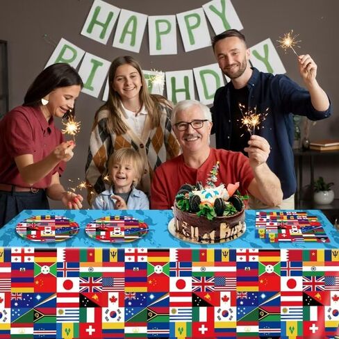 81 PCS Building Block Birthday Party Supplies Colorful Building Block Themed Tableware Set Blocks Themed Disposable Plates Napkins Tablecloth for Boys Kid’s Birthday in Saudi Arabia
