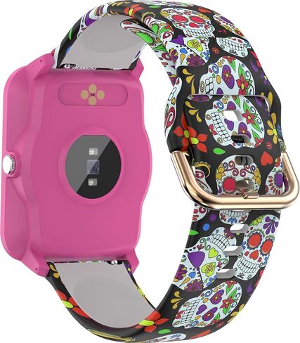 bemi Kix-m Smartwatch Fitness Tracker - Heart Rate Monitor, Blood Oxygen, Sleep Tracking, Pedometer Step Calories Tracker - 1.5 Inch Touchscreen IP68 Waterproof Women Men - Green in Kuwait