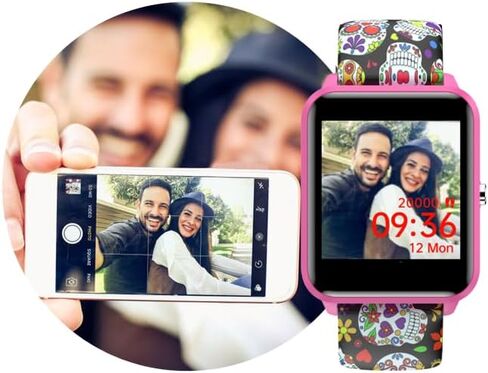 bemi Kix-m Smartwatch Fitness Tracker - Heart Rate Monitor, Blood Oxygen, Sleep Tracking, Pedometer Step Calories Tracker - 1.5 Inch Touchscreen IP68 Waterproof Women Men - Green in Kuwait