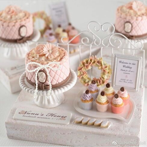 12 PCS Pearl Bow Cake Toppers Bowknot Decortations Decortations Pearl Bows Cupcake Topcake Powknot Cake Decorations for Bow Prosed Bridal Duffernid in Kuwait