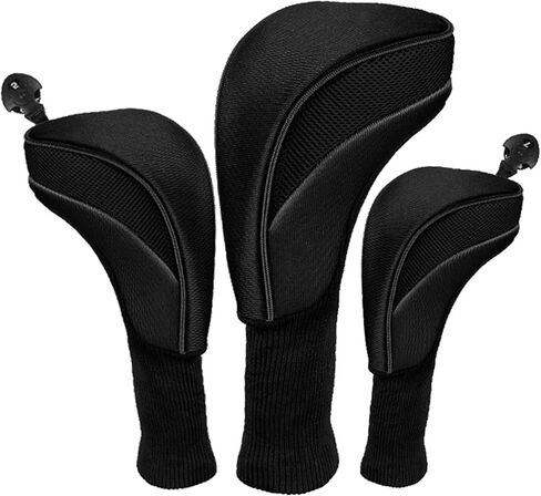 أغطية نادي الجولف غطاء رأس سائق الجولف 3 قطع مجموعة أغطية رأس الجولف مع رقم قابل للتبديل العلامات 3 4 5 6 7 X إكسسوارات الجولف للرجال والنساء in Kuwait