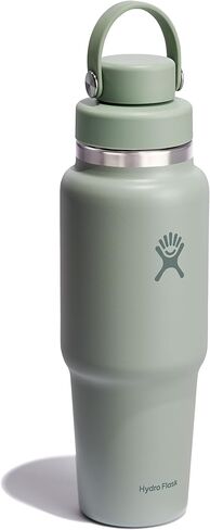 HYDRO FLASK Wide Mouth vacuum insulated stainless steel cupholder water bottle with leakproof chug cap for cup holder, cold water drinks, sports, car in Kuwait