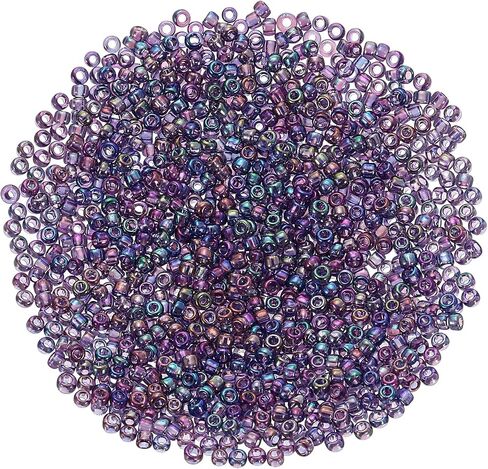Uxcell 2000 PCS Glass Seed Beads Beads ، 2mm mini glass bugle beads for diy arrings ، charlaces ، bracelets ، made المجوهرات ، اللون الأخضر in Kuwait