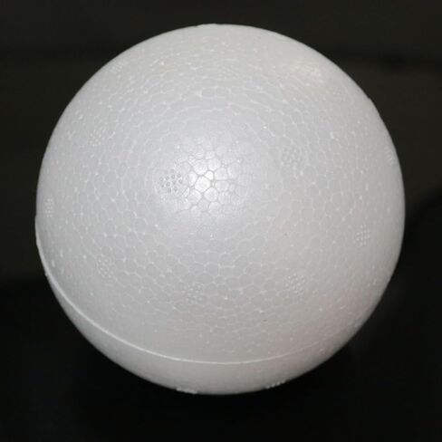 Meuey Lyot 4“ White Foam Balls Semi-Circular Foam Balls Christmas Craft Half Foam Balls Styrofoam Balls DIY Art Deco and Home Craft Project 10PCS in Kuwait