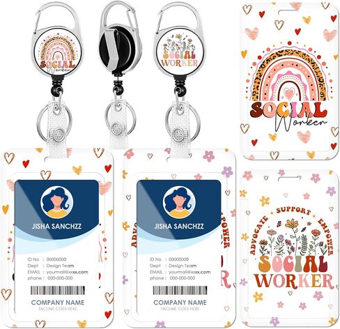 Nurse Lanyards for ID Badge Holder - 2 Pcs Cute Strawberry Retractable Badge Holder for Teacher Work Accessory, Personalized Detachable ID Lanyard for School Teacher Nurse Assistant Work Gift in Kuwait