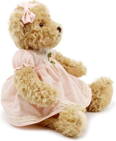2-Pack Teddy Bear,Cute Stuffed Animal,Couple Gift Soft Plush Toy 11inch (Vintage Dress) in Kuwait