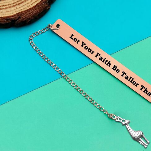 Giraffe Lovers Gifts Animal Lovers Gifts Bookmark for Giraffe Lovers Inspirational Gifts for Women Men Reading Lovers Gifts Giraffe Encouragement Graduation Gifts Christmas Birthday Gifts in Saudi Arabia