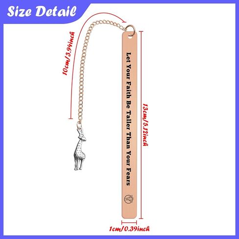 Giraffe Lovers Gifts Animal Lovers Gifts Bookmark for Giraffe Lovers Inspirational Gifts for Women Men Reading Lovers Gifts Giraffe Encouragement Graduation Gifts Christmas Birthday Gifts in Saudi Arabia