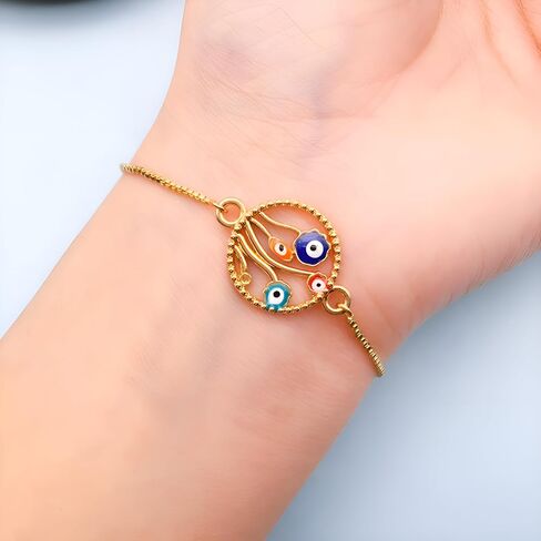 Youdiyla 50pcs Alloy KC Gold Dot Diamond Devil's Eye Series Pendant Jewelry Making DIY Keychain Earrings Pendant Various Design Charms for Jewelry Making Bracelets Necklace (SN490) in Saudi Arabia