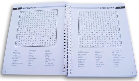 Spiral Bound Miniature Puzzle Book for Car, Office, or Quiet Play - 80 Pg (WordSearch Vol. 3) in Saudi Arabia