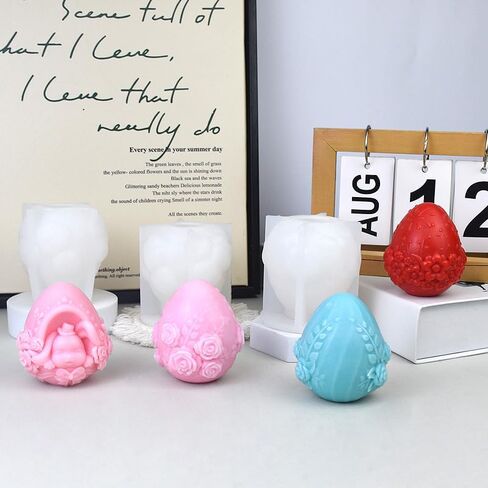 Tone Fun The Sitting Cat Shape Candle Silicone Molds for Making Candle, Resin, Aromatherapy Candles, Handmade Wax Soap, Home Decor,Plaster Statue in Saudi Arabia